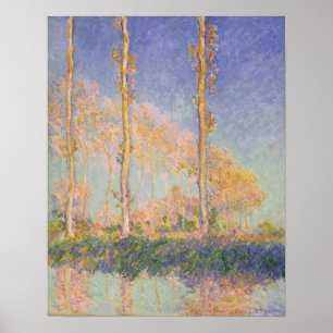 Monet - Pappeln Poster
