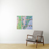 Monet - Pappeln, Rosa Effekt Wandteppich (Beispiel (Horizontal))