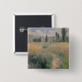 Monet Path auf der Insel Saint Martin, Vétheuil Button (Vorne & Hinten)