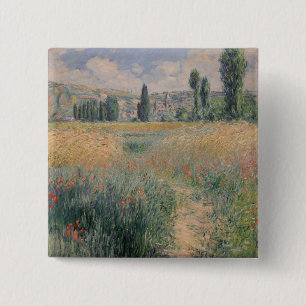 Monet Path auf der Insel Saint Martin, Vétheuil Button