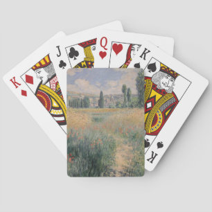 Monet Path auf der Insel Saint Martin, Vétheuil Spielkarten