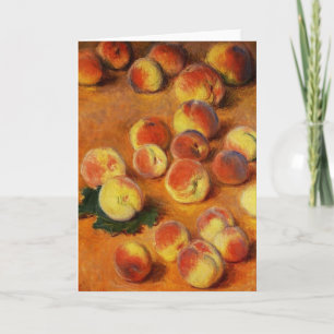 Monet Peaches Grußkarte Karte