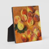 Monet Peaches Plaque Fotoplatte (Vorderseite)