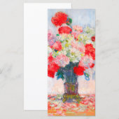 Monet Peonies Card (Vorne/Hinten)