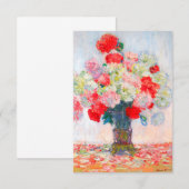 Monet Peonies Einladung (Vorne/Hinten)