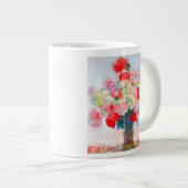 Monet Peonies Jumbo-Tasse (Vorderseite Rechts)