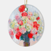 Monet Peonies Keramik Ornament (Links)