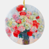 Monet Peonies Keramik Ornament (Hinten)