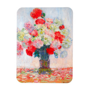 Monet Peonies Magnet