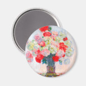 Monet Peonies Magnet (Vorderseite/Rückseite)