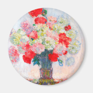 Monet Peonies Magnet