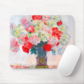 Monet Peonies Mousepad (Mit Mouse)