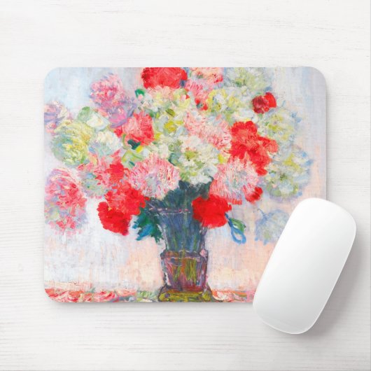 Monet Peonies Mousepad (Mit Mouse)