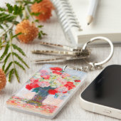 Monet Peonies Schlüsselanhänger (Vorderseite rechts)