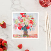 Monet Peonies Serviette (Beispiel)