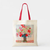 Monet Peonies Tragetasche (Rückseite)