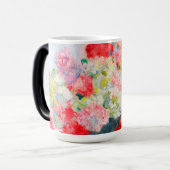 Monet Peonies Verwandlungstasse (Vorderseite Links)