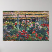 Monet - Peony Garden Poster (Vorne)