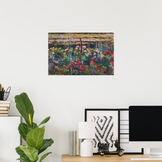 Monet - Peony Garden Poster (Heimbüro)