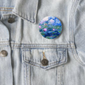 Monet Pink Water Lilies Button (Beispiel)