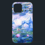 Monet Pink Water Lilies  Case-Mate iPhone Hülle<br><div class="desc">Ein Monet rosa Wasserlililie iPhone 12 Gehäuse mit schönen rosa Seerosen schwebend in einem ruhigen,  blauen Teich mit Lilienpolstern. Ein großartiges Monet-Geschenk für die Liebhaber von Impressionismus und französischer Kunst.</div>