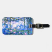 Monet Pink Water Lilies Gepäckanhänger (Vorderseite horizontal)