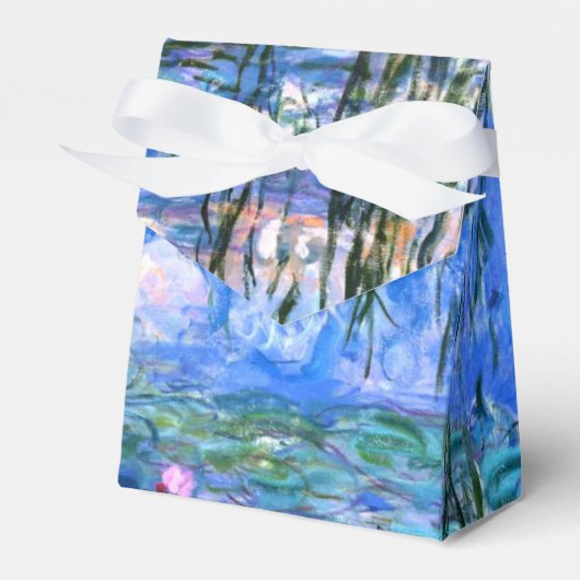 Monet Pink Water Lilies Geschenkschachtel (Vorderseite)