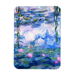Monet Pink Water Lilies Magnet
