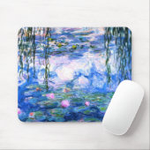Monet Pink Water Lilies Mousepad (Mit Mouse)