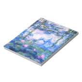 Monet Pink Water Lilies Notizblock (Rotiert)