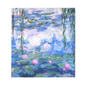 Monet Pink Water Lilies  Notizblock (Vorderseite)