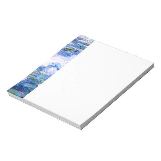 Monet Pink Water Lilies Notizblock (Rotiert)