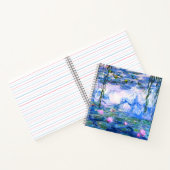 Monet Pink Water Lilies Notizblock (Innenseite)