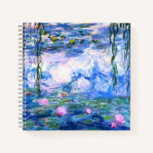 Monet Pink Water Lilies Notizblock (Vorderseite)