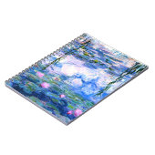 Monet Pink Water Lilies Notizblock (Linke Seite)