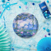 Monet Pink Water Lilies  Pappteller (Party)