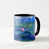 Monet Pink Water Lilies Tasse (VorderseiteRechts)