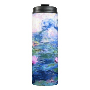 Monet Pink Water Lilies  Thermosbecher