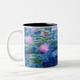 Monet Pink Water Lilies Zweifarbige Tasse