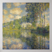 Monet - Poplars auf der Epte Poster (Vorne)