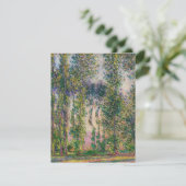 Monet Poplars bei Giverny Einladungen (Stehend Vorderseite)