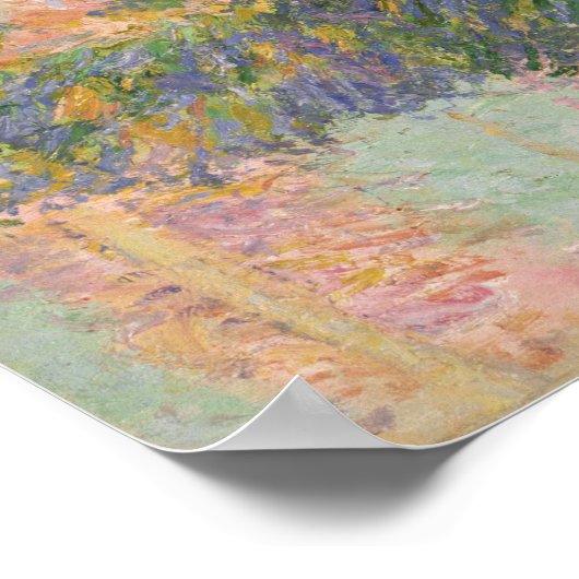 Monet - Poplars Poster (Ecke)