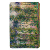 Monet Poplars über Giverny Magnet (Vertikal)