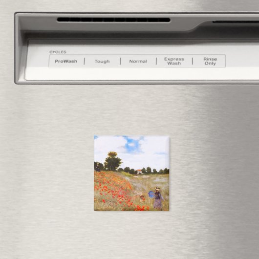Monet Poppies Magnet (In Situ (Geschirrspüler))