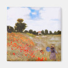 Monet Poppies Magnet