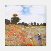 Monet Poppies Magnet (Vorne)