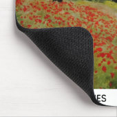 Monet Poppies Mousepad (Ecke)