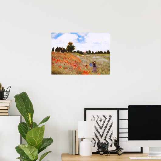 Monet Poppies Poster (Heimbüro)