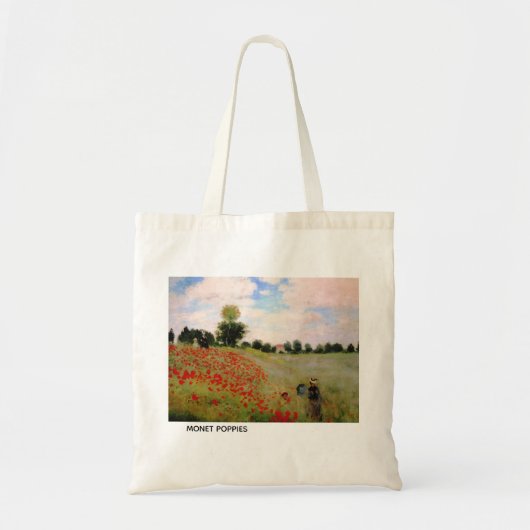Monet Poppies Tragetasche (Vorne)