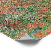 Monet Poppy Feldmalerei Poster (Ecke)